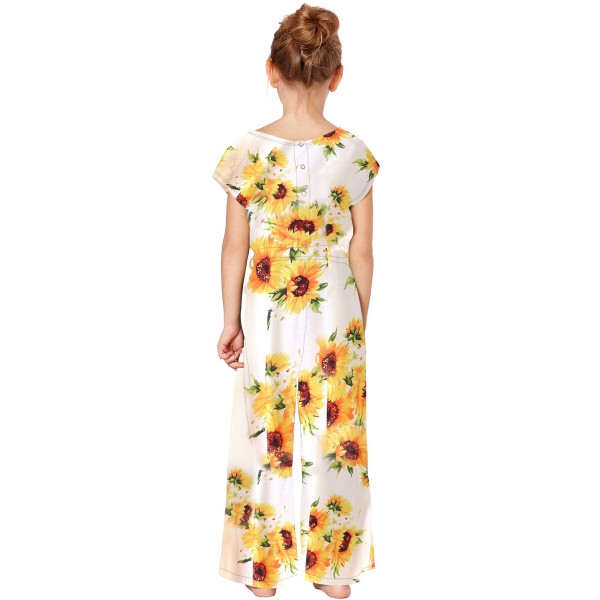 White Sunflower Jumpsuit