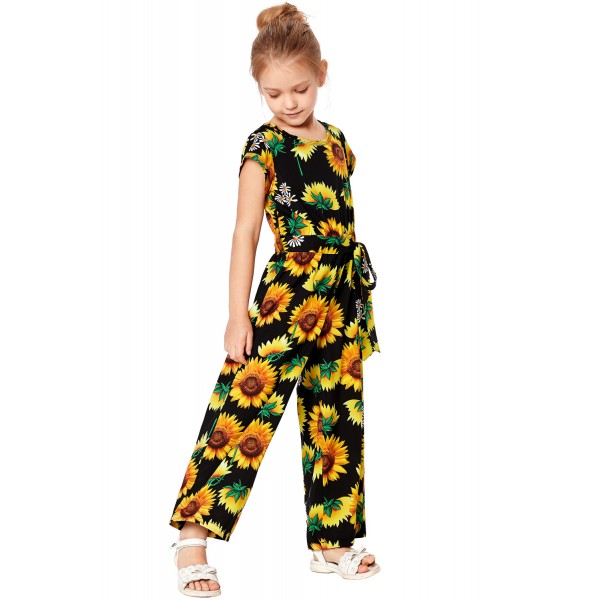 Black Sunflower Jumpsuit