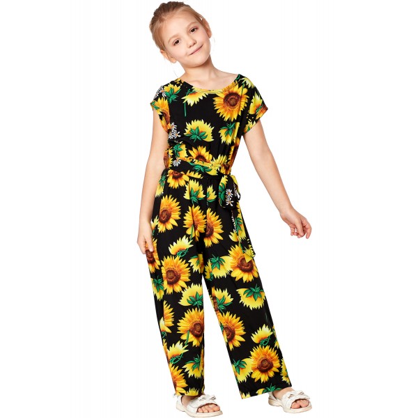 Black Sunflower Jumpsuit