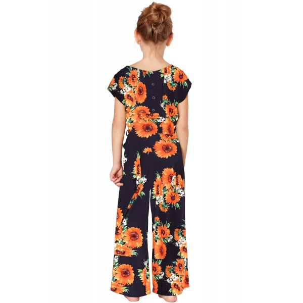 Blue Sunflower Jumpsuit
