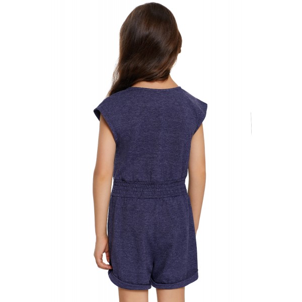 Blue Little Girls Cassie Romper