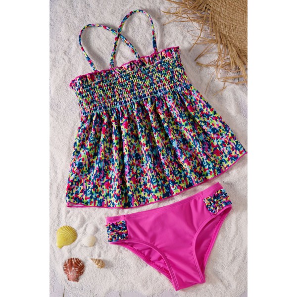 Little Girls Boho Two Piece Swimsuit Set
