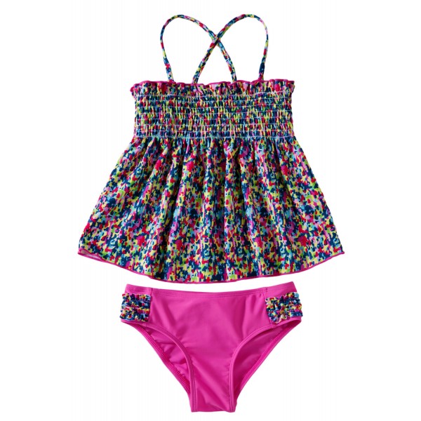 Little Girls Boho Two Piece Swimsuit Set