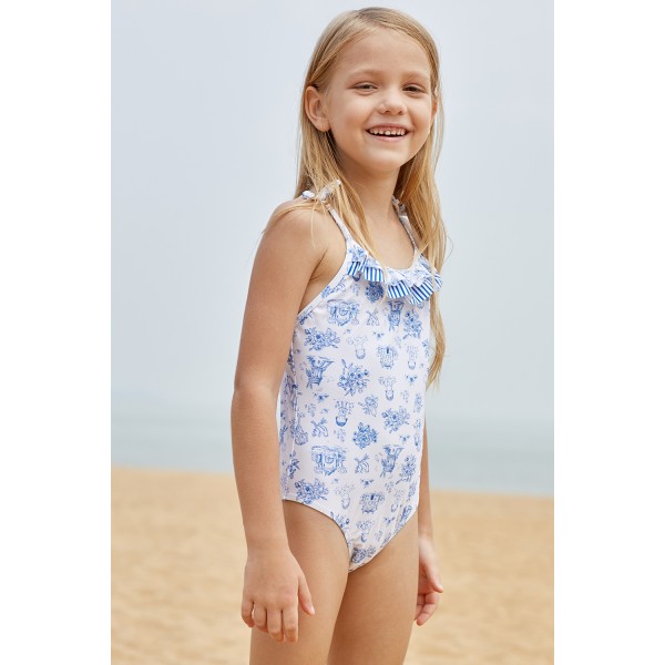 Cute Print Toddler Girls Maillot Swimwear