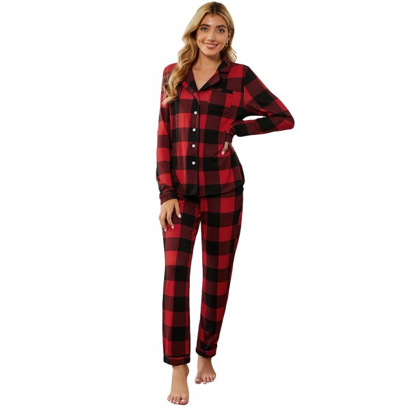Buffalo Plaid Flannel Bedtime Pajama Set