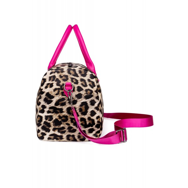 Leopard Print Large Capacity Travel Bag