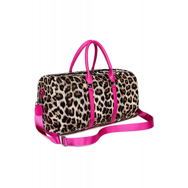 Leopard Print Large Capacity Travel Bag