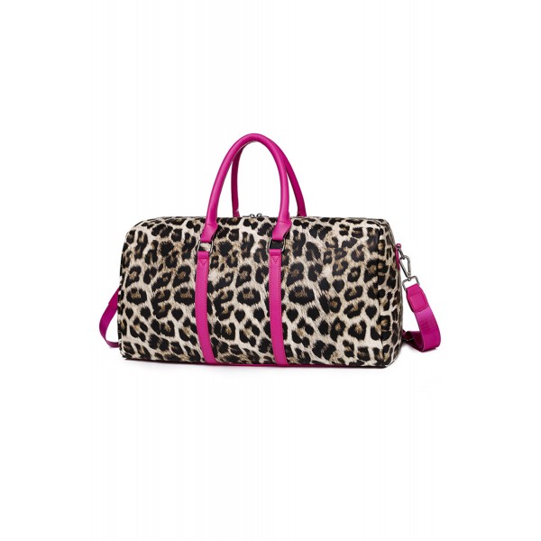 Leopard Print Large Capacity Travel Bag
