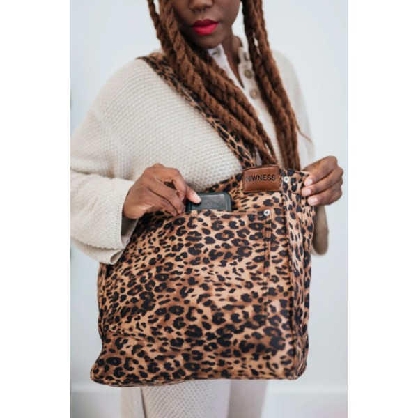 Leopard Print Tote Bag