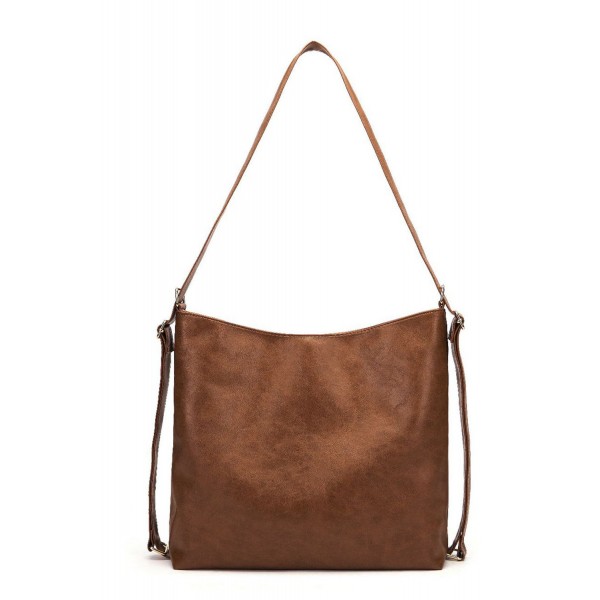 PU Leather Large Capacity Convertible Crossbody Bag 38*12*33cm