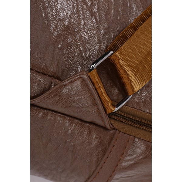 Brow Vegan Leather Casual Travel Backpack