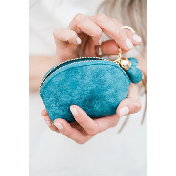Flower Zipper Small Coin Bag