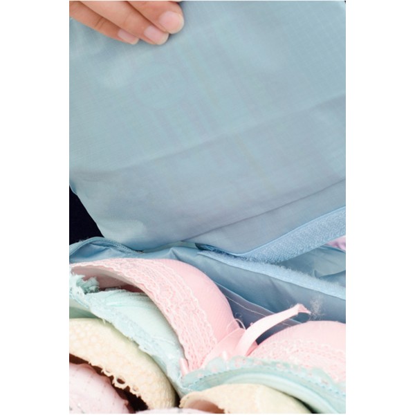 Blue Travel Portable Bra Underwear Storage Bag