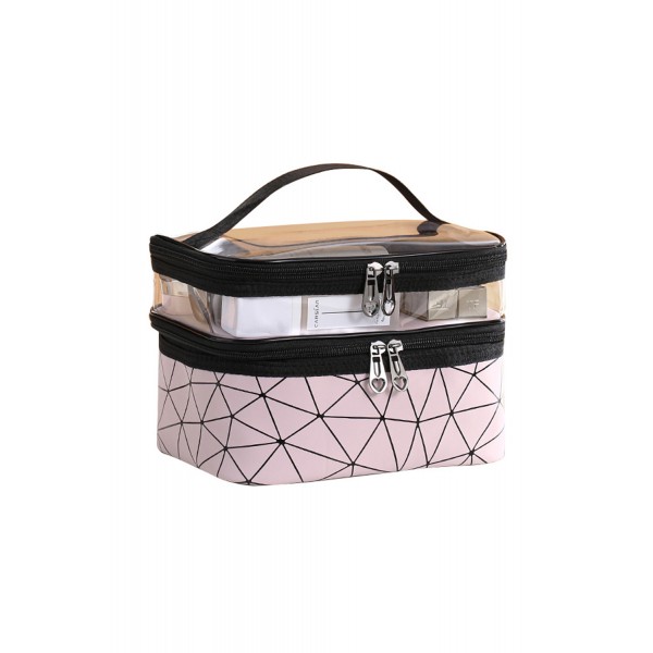 Double-layer Waterproof Cosmetic Bag