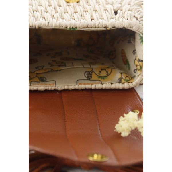 Woven Knitting Crossbody Straw Bag