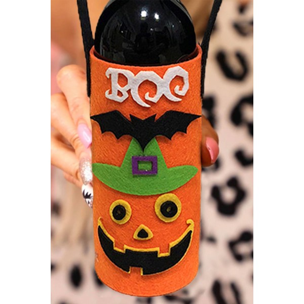 Halloween Pattern Patchwork Wine Bottle Bag