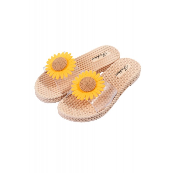 Fashion Sunflower Woven Sandals
