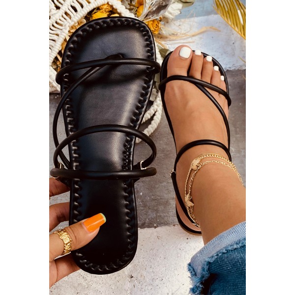 Thin Strap Two Way Wear Thong Sandals