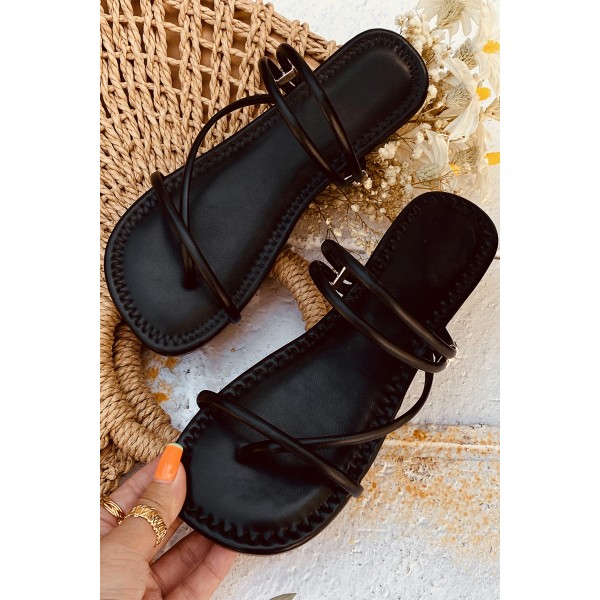 Thin Strap Two Way Wear Thong Sandals