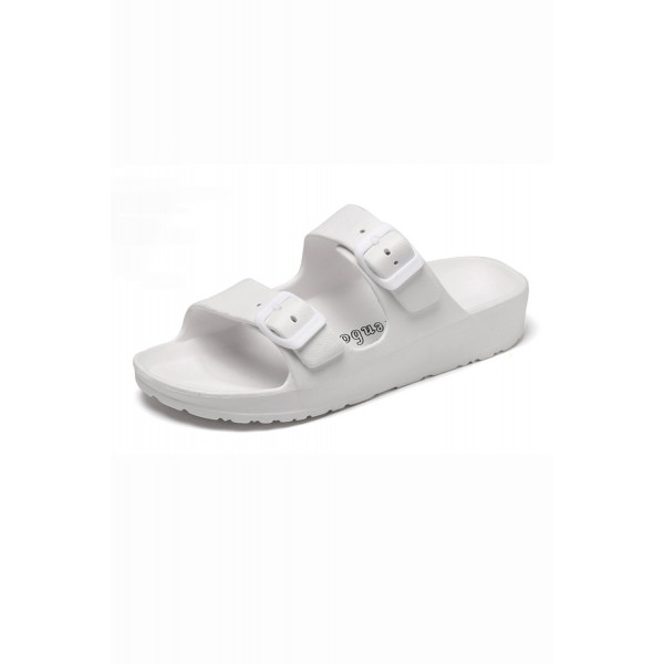 White Girl Buckle Sandals