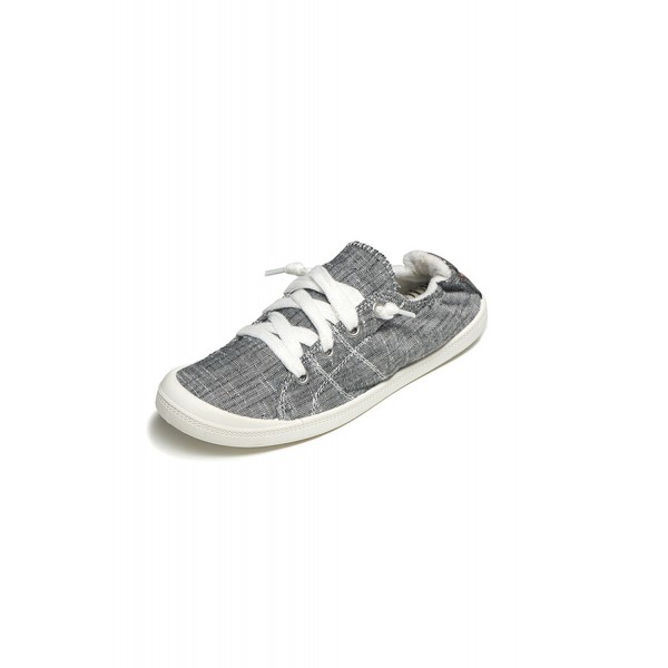 Gray Lace up Casual Canvas Shoes