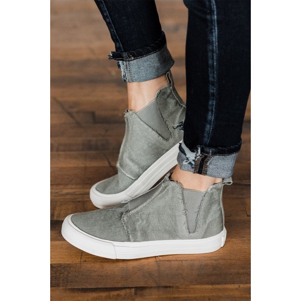 Gray Gypsy Jazz Frankie Sneakers