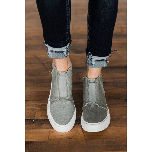 Gray Gypsy Jazz Frankie Sneakers