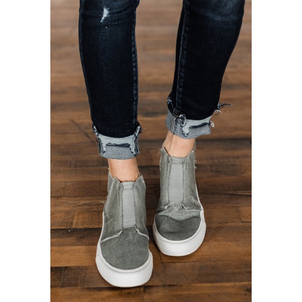 Gray Gypsy Jazz Frankie Sneakers
