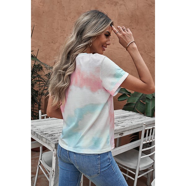 DESERT VIBES Tie-dye Crop Top