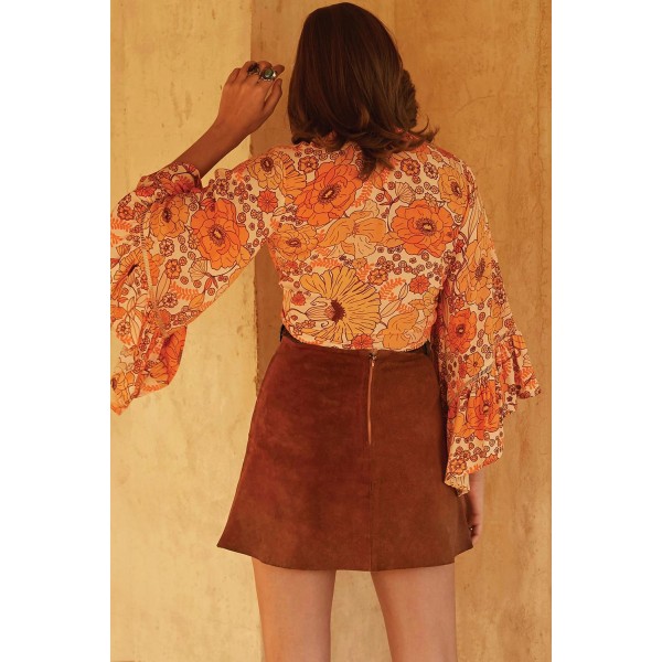 Yellow Geisha Top