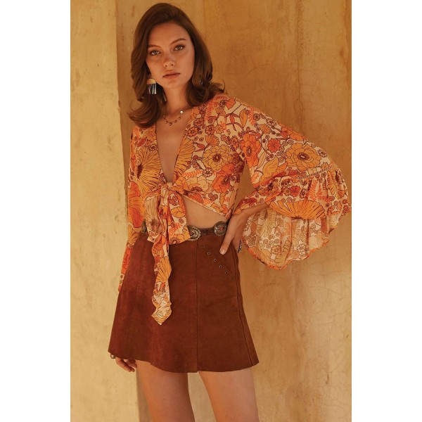 Yellow Geisha Top