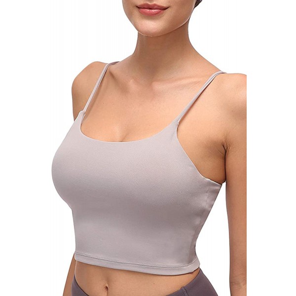 Gray Wireless Seamless Sport Yoga Bra Crop Tank