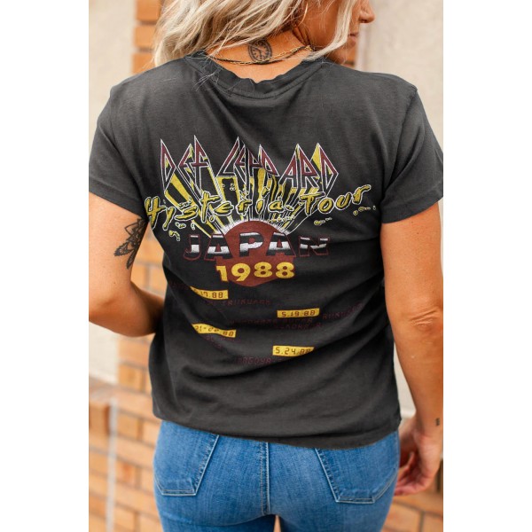 Def Leppard Japan 88 Tour Graphic Tee