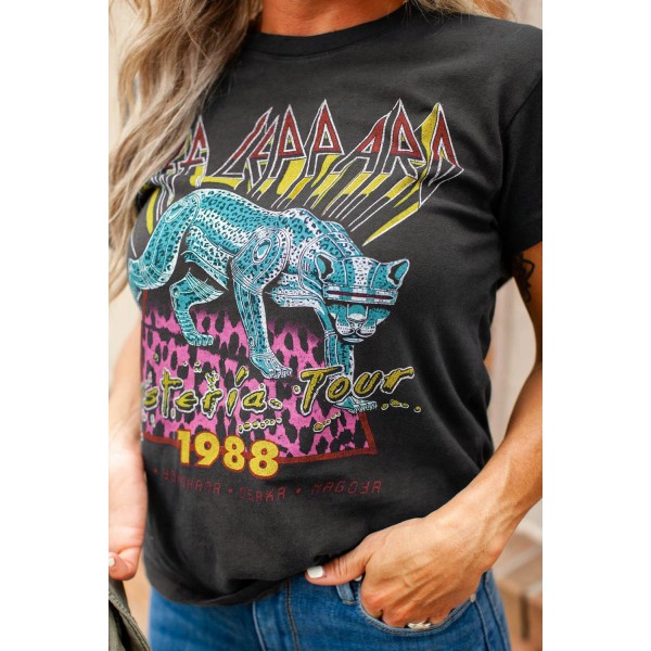 Def Leppard Japan 88 Tour Graphic Tee