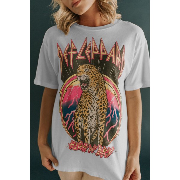 Vintage DEF LEPPARD HIGH N DRY Graphic Tee