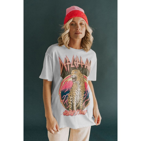 Vintage DEF LEPPARD HIGH N DRY Graphic Tee