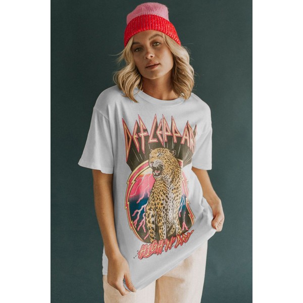 Vintage DEF LEPPARD HIGH N DRY Graphic Tee