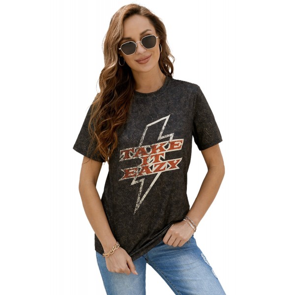 TAKE IT EAZY Graphic T-shirt