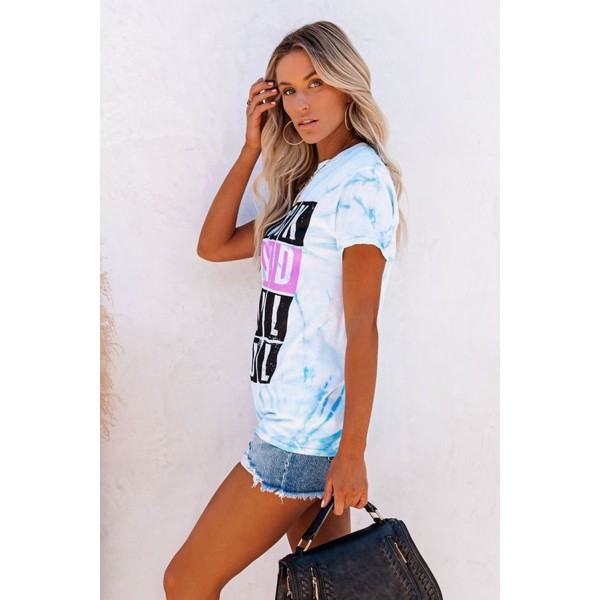 ROCK AND ROLL SOUL Tie-dye Tee