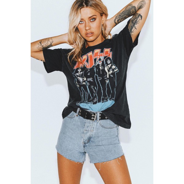 KISS END OF THE ROAD Tee