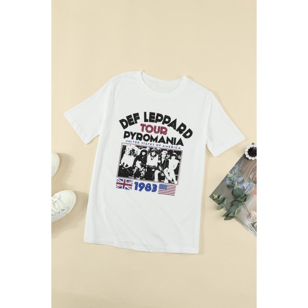 DEF LEPPARD TOUR PYROMANIA Graphic Tee