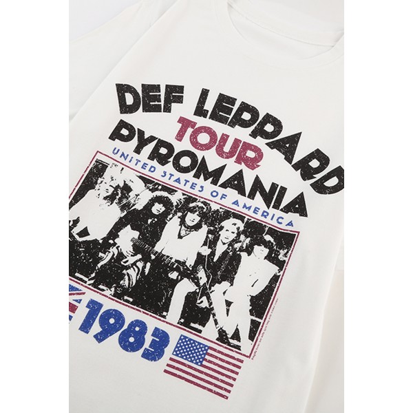 DEF LEPPARD TOUR PYROMANIA Graphic Tee