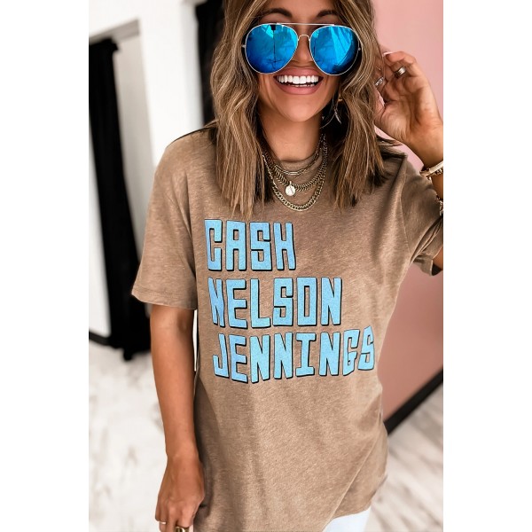 CASH NELSON JENNINGS Graphic Tee