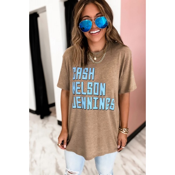 CASH NELSON JENNINGS Graphic Tee