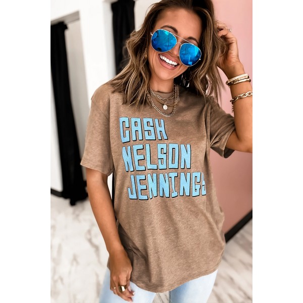CASH NELSON JENNINGS Graphic Tee