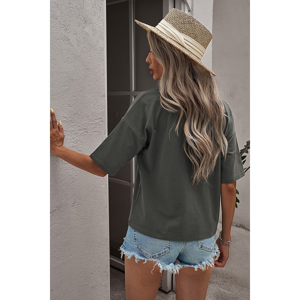 Forever Rock And Roll Graphic Crop Top