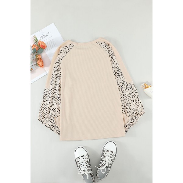 Leopard Print Pullover Top