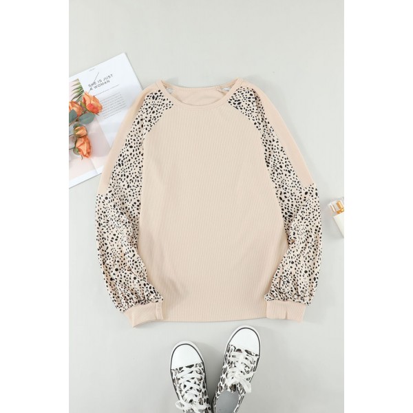 Leopard Print Pullover Top