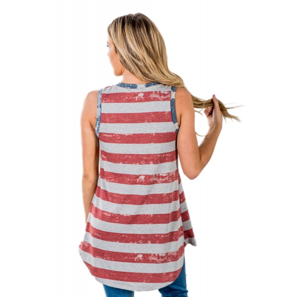 Vintage American Flag Tank